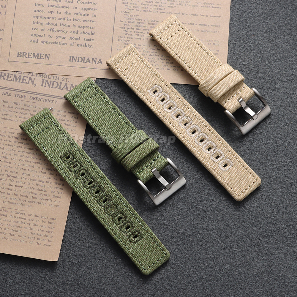 Nylon Canvas Watch Strap 18mm  - Canvas Strap Watch recension och pris