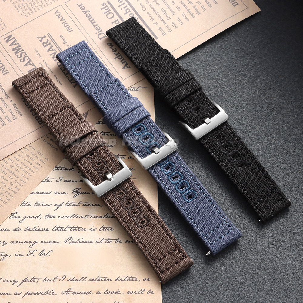 Nylon Canvas Watch Strap 18mm  - Canvas Strap Watch recension och pris