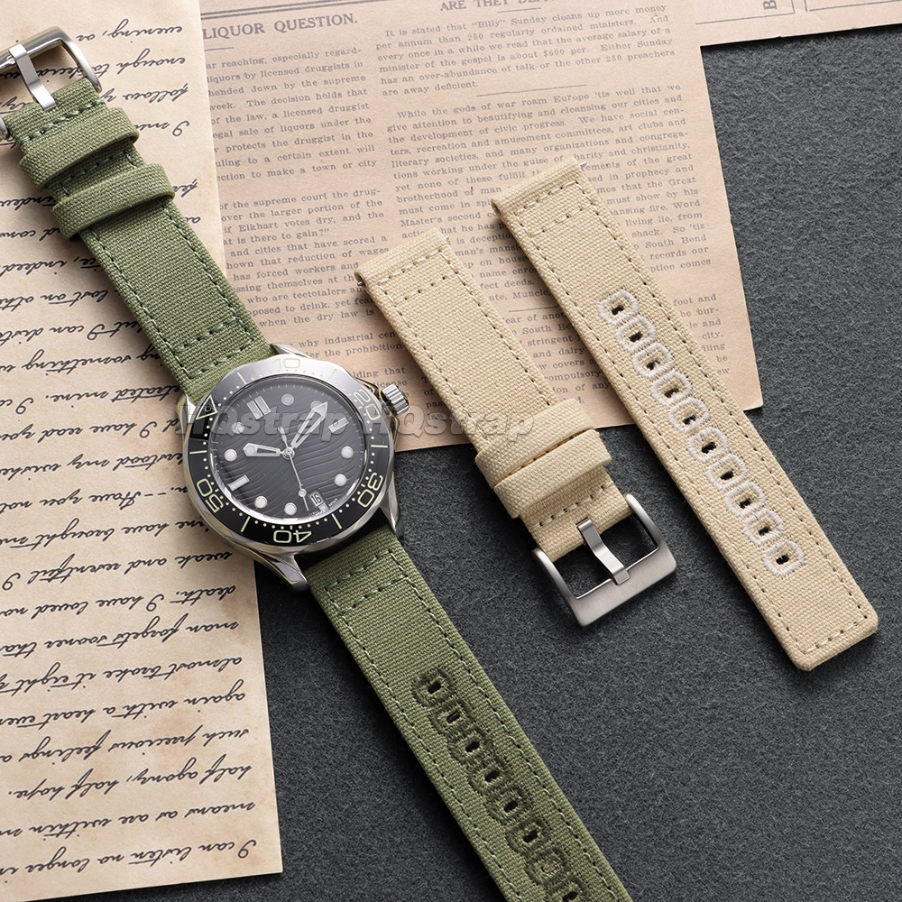 Nylon Canvas Watch Strap 18mm  - Canvas Strap Watch recension och pris