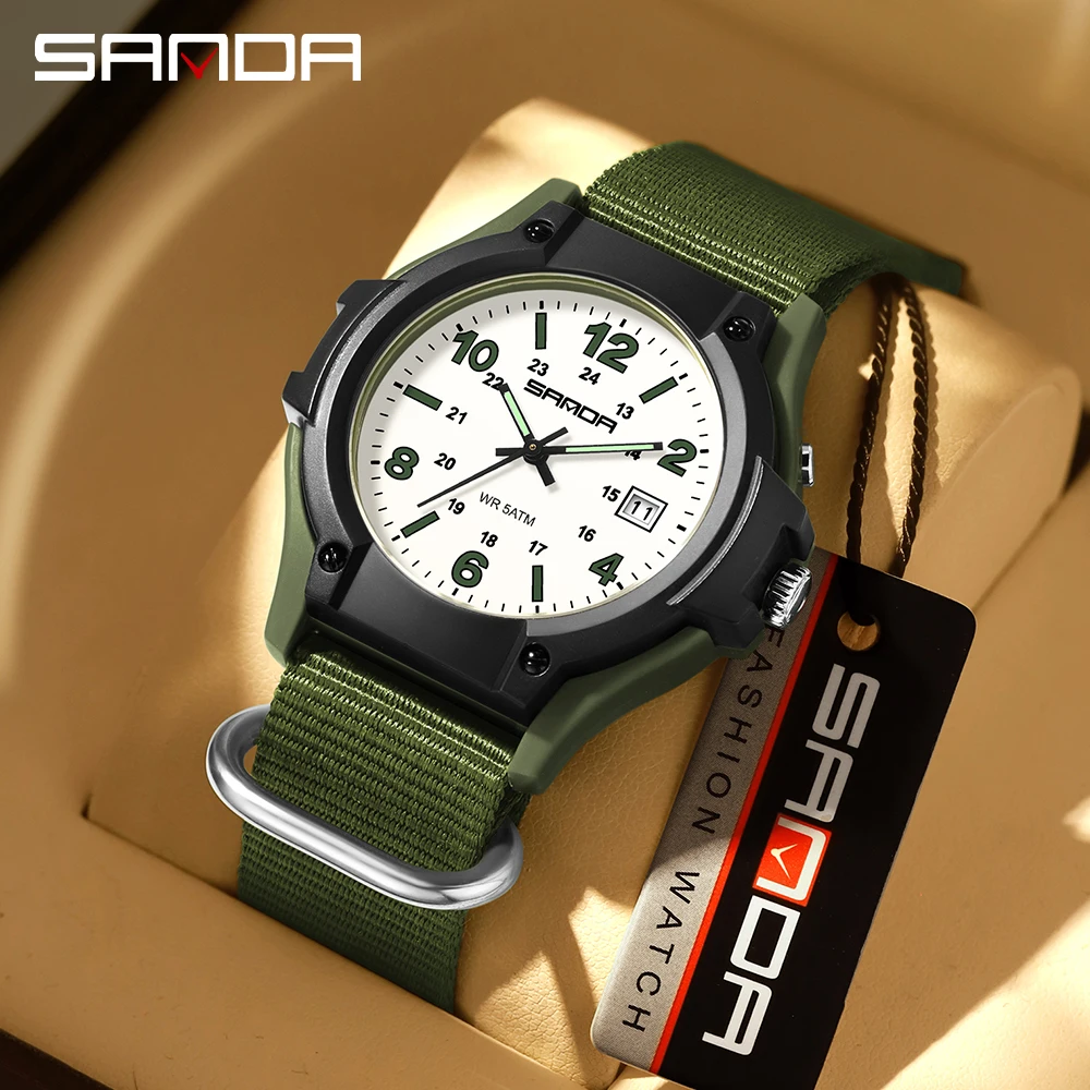 SANDA 6376 Fashion Men's Sport - Tropic Strap Vintage recension och pris