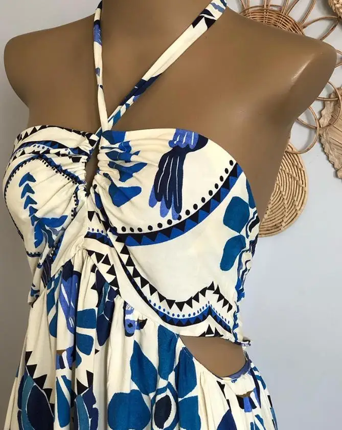 Summer Dress Woman  Vintage Tr - Tropic Strap Vintage recension och pris