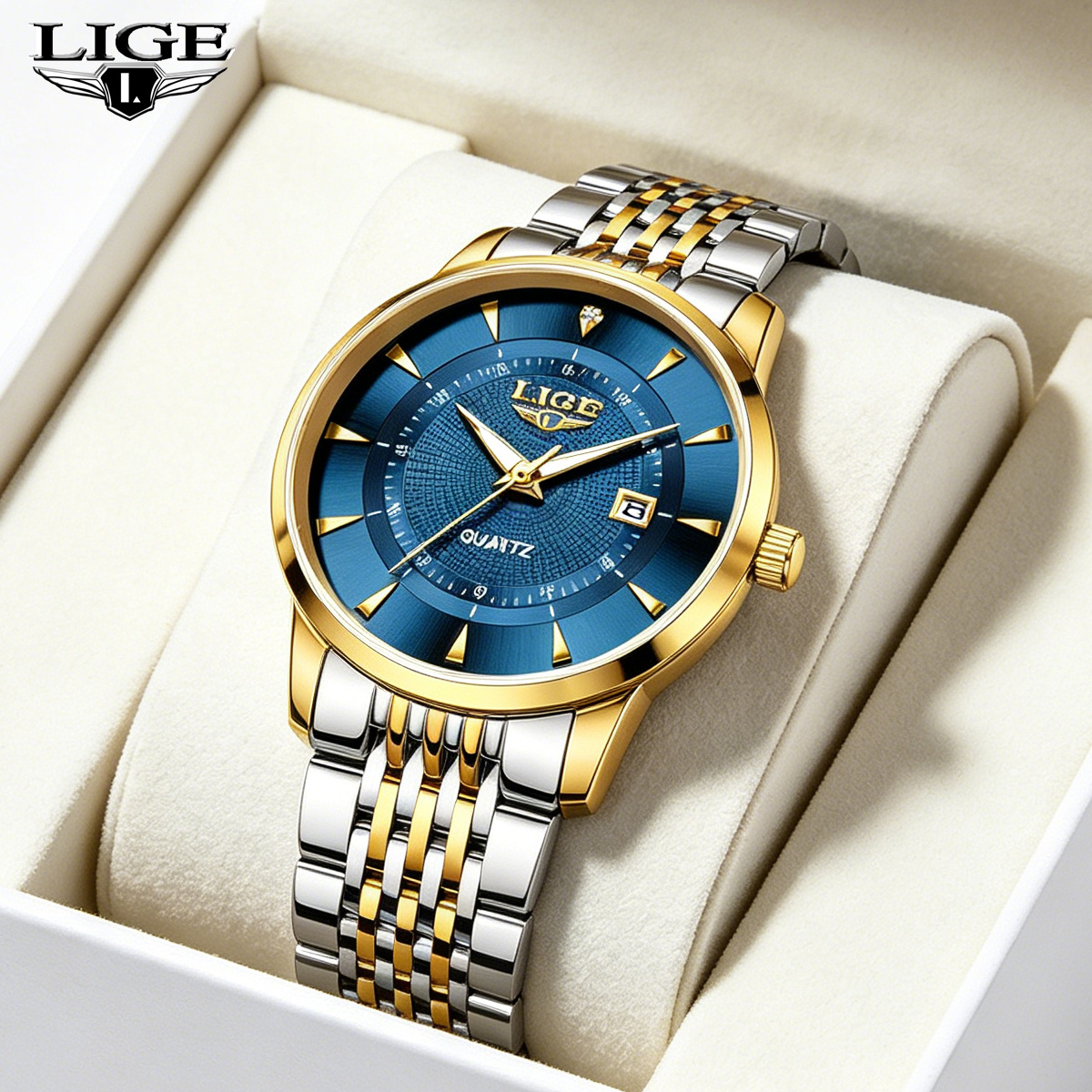 LIGE New 2026 Luxury Man Watch - Stainless Bracelet Diver recension och pris