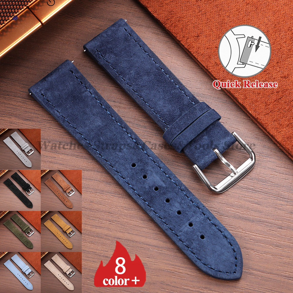 Vintage Suede Cowhide Watch St - Suede Strap Watch recension och pris