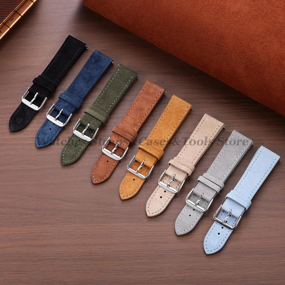 Vintage Suede Cowhide Watch St - Suede Strap Watch recension och pris