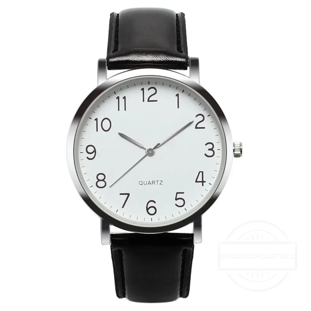 Men Watches Simple Business An - Leather Watch Band Men recension och pris