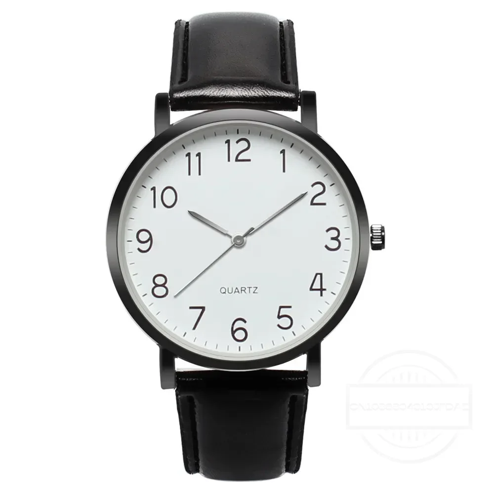 Men Watches Simple Business An - Leather Watch Band Men recension och pris