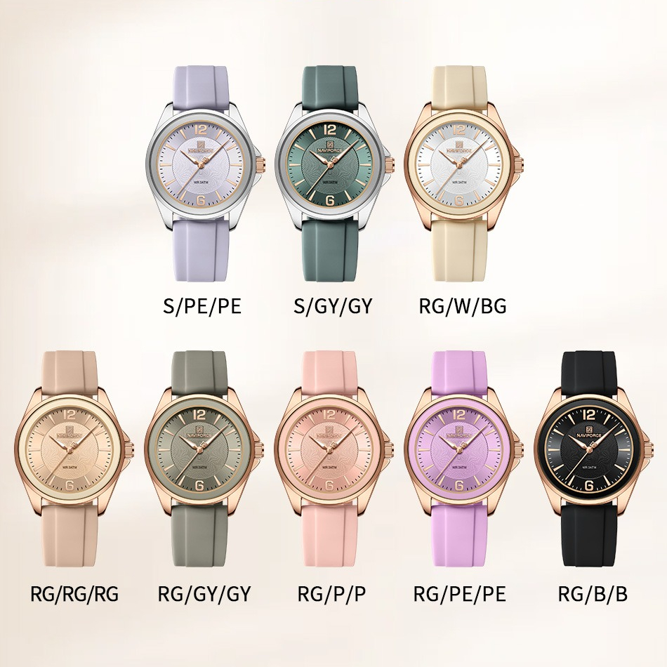 New Style NAVIFORCE Women's Wa - Silicone Band Women recension och pris