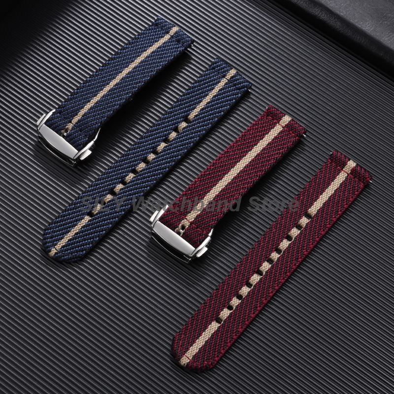 Woven Canvas Fabric Watch Band - Canvas Strap Watch recension och pris