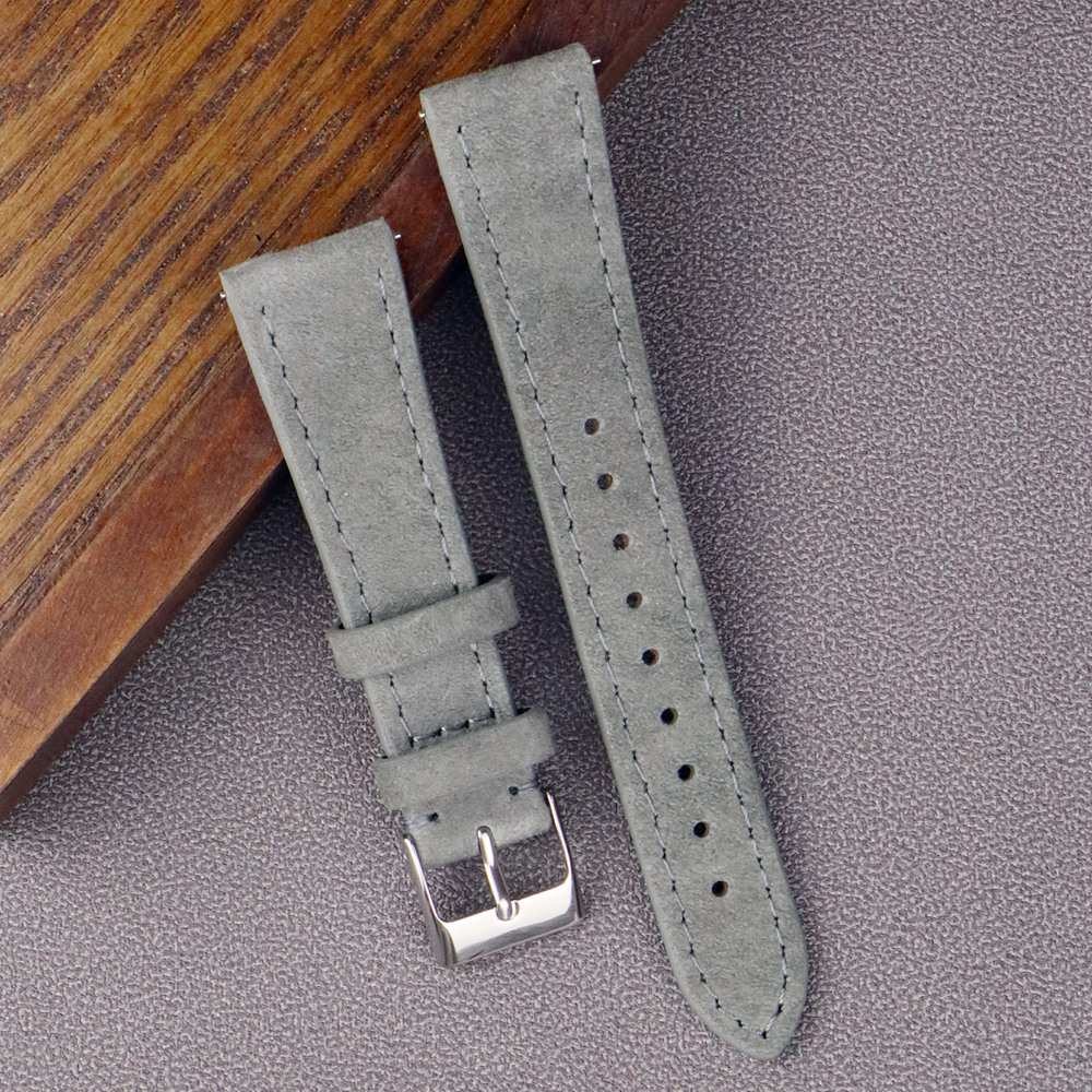 Premium Leather Suede Watch St - Suede Strap Watch recension och pris