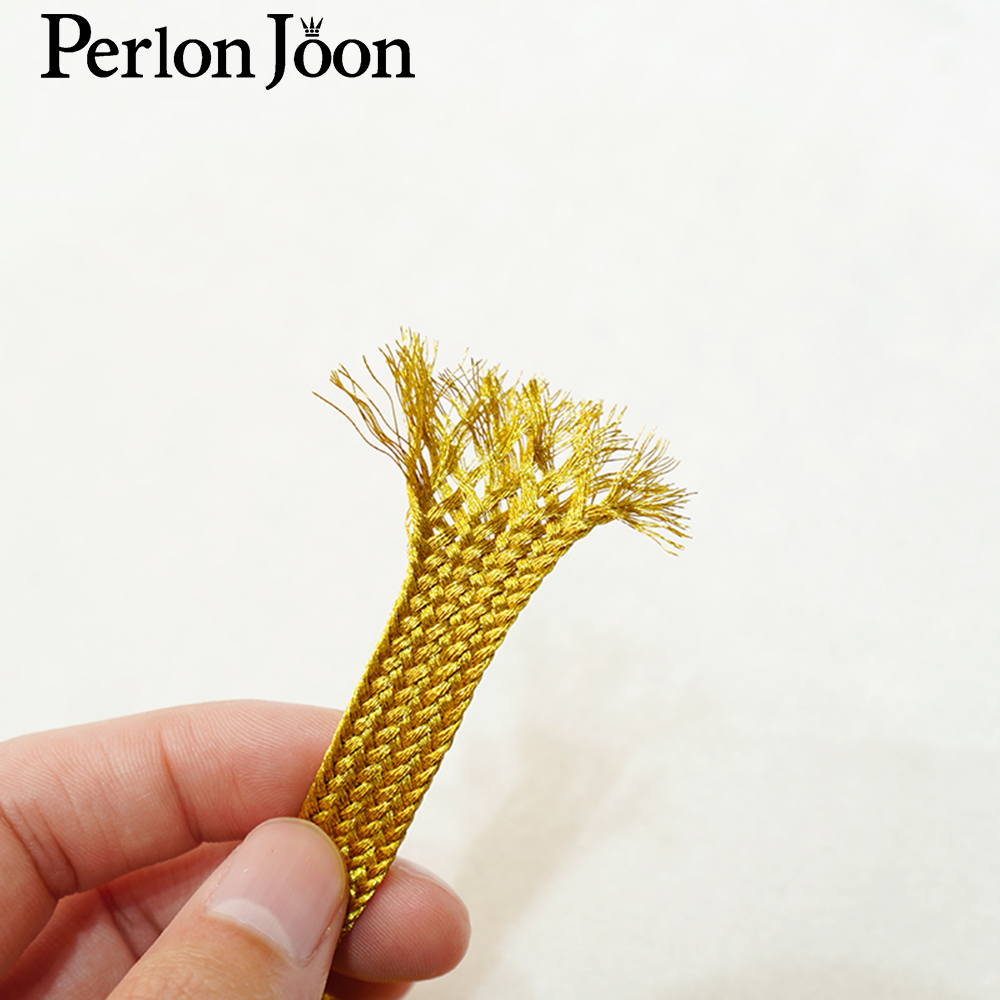 10yards Gold  thread strap web - Perlon Strap Woven recension och pris