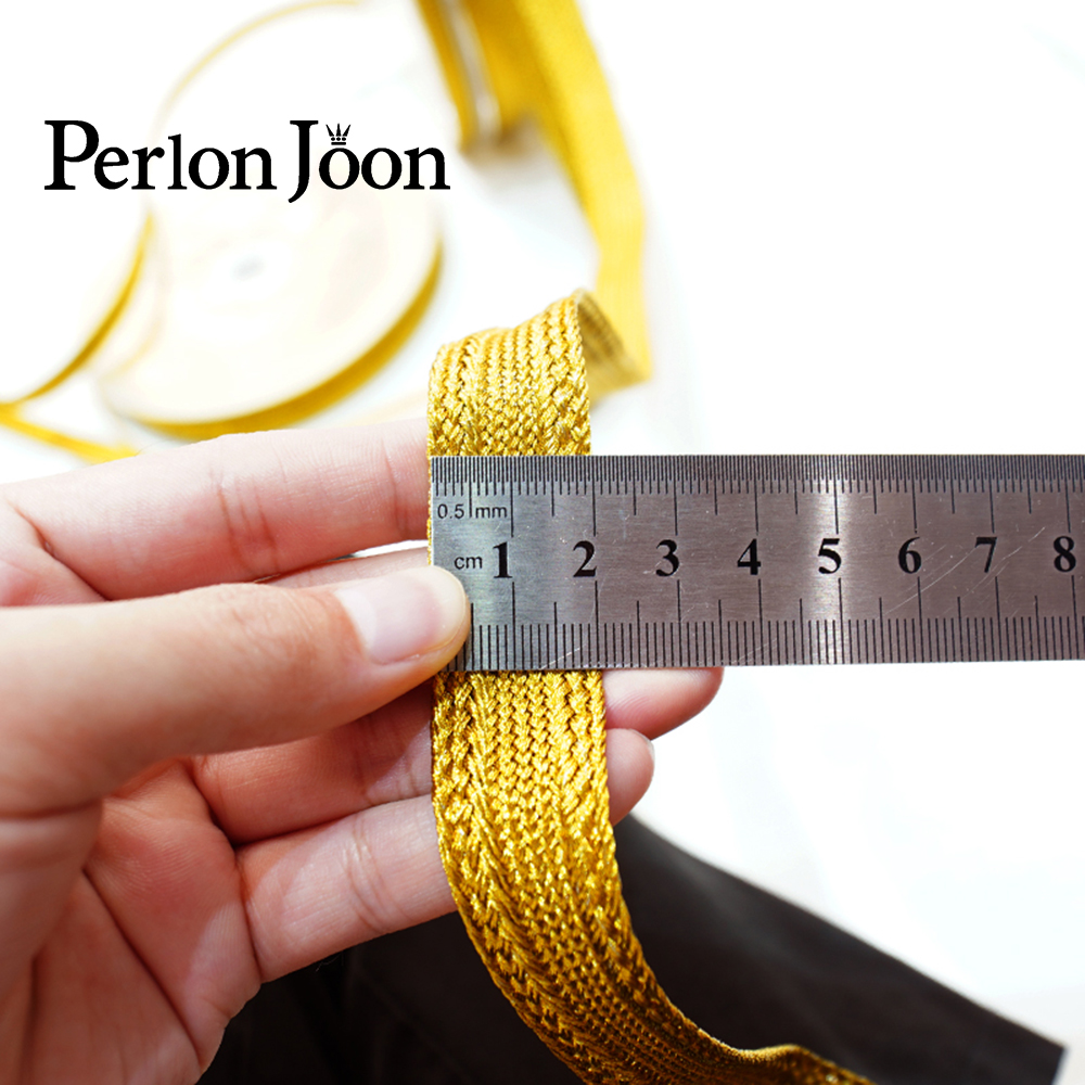 10yards Gold  thread strap web - Perlon Strap Woven recension och pris