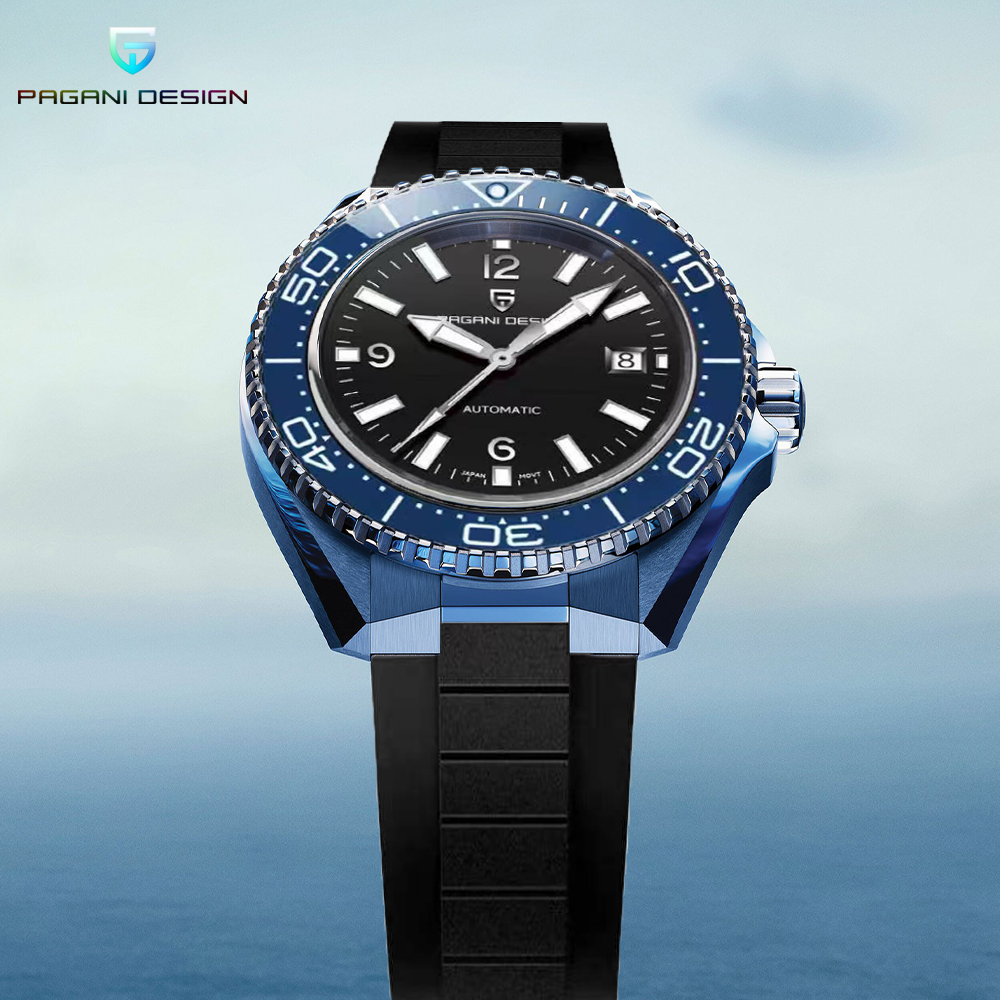 Pagani Design New Men's Mechan - Rubber Strap Diver recension och pris