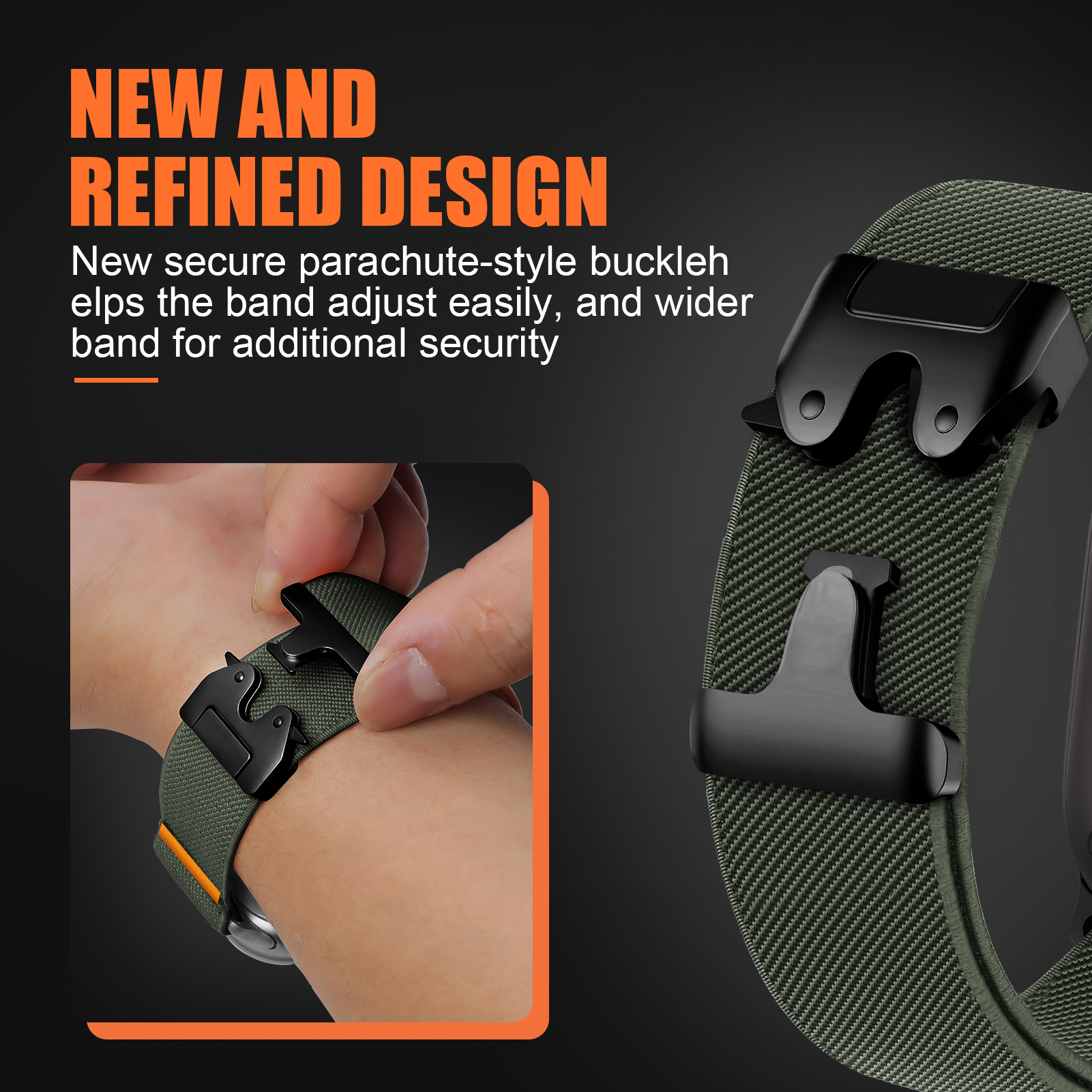 Straps For Apple Watch ultra 2 - Parachute Strap Elastic recension och pris