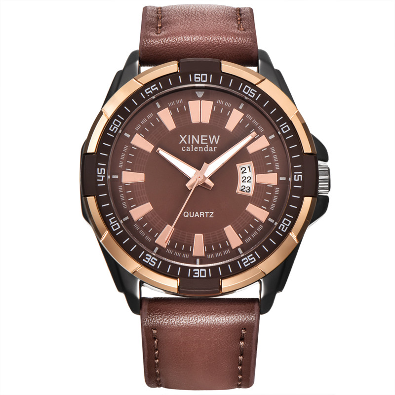 Men XINEW Brand Watches Studen - Leather Watch Band Men recension och pris
