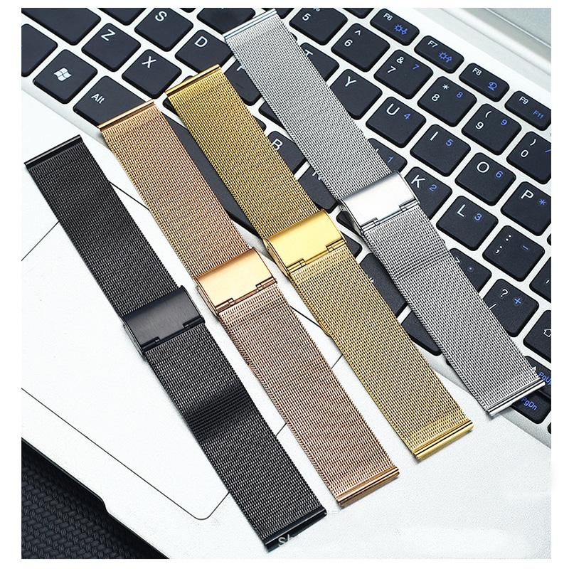 14/16/18/20/22/22mm Milanese L - Mesh Strap Metal recension och pris