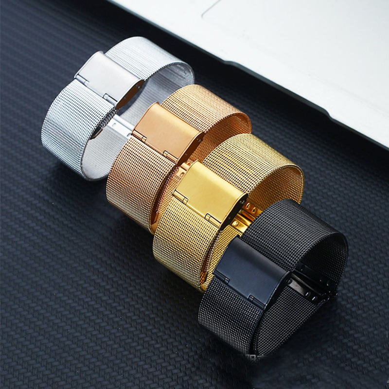 14/16/18/20/22/22mm Milanese L - Mesh Strap Metal recension och pris