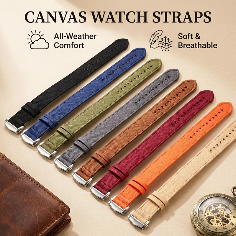 Canvas Watch Strap 18/20/22mm  - Canvas Strap Watch recension och pris