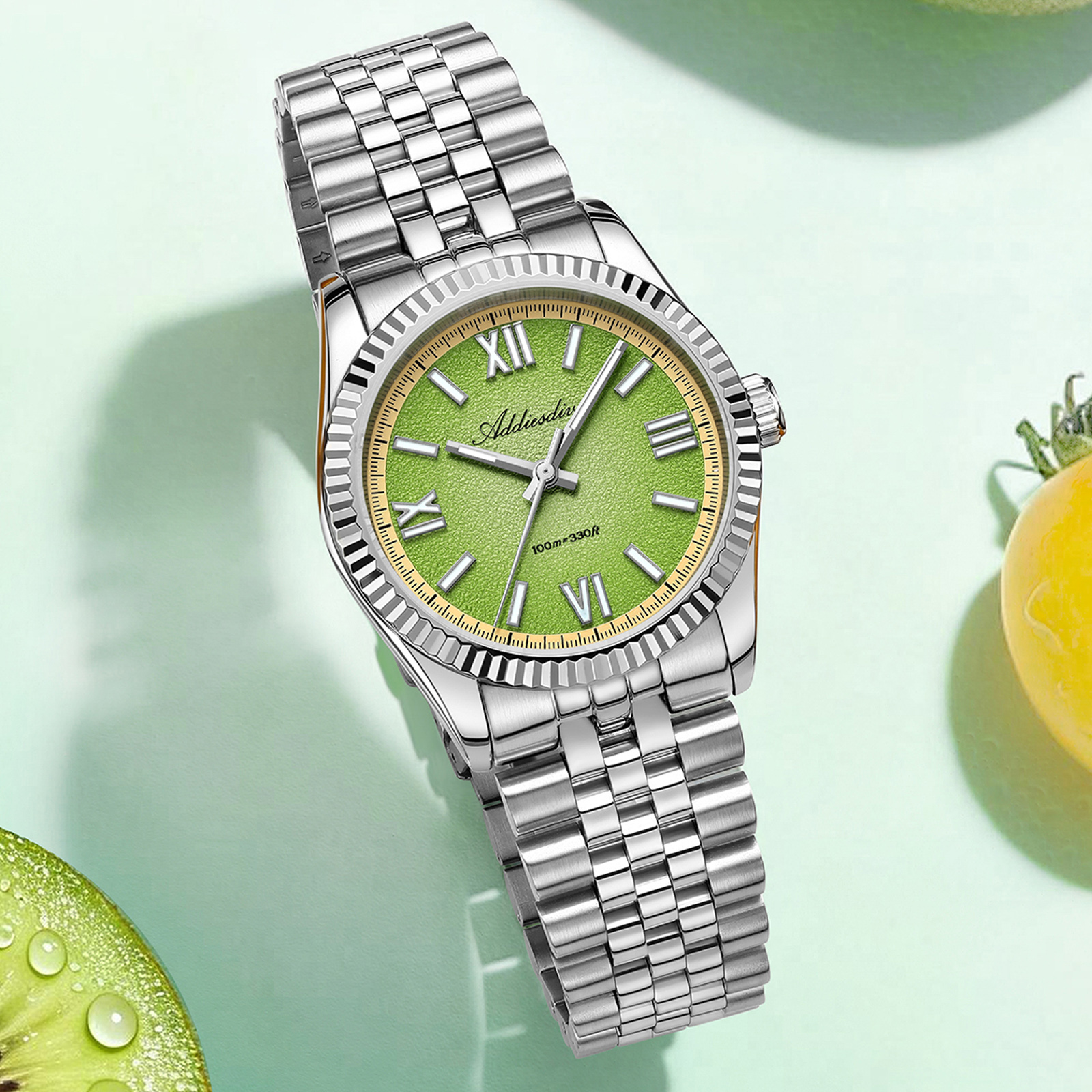 ADDIESDIVE Hight Quality Sapph - Stainless Bracelet Diver recension och pris
