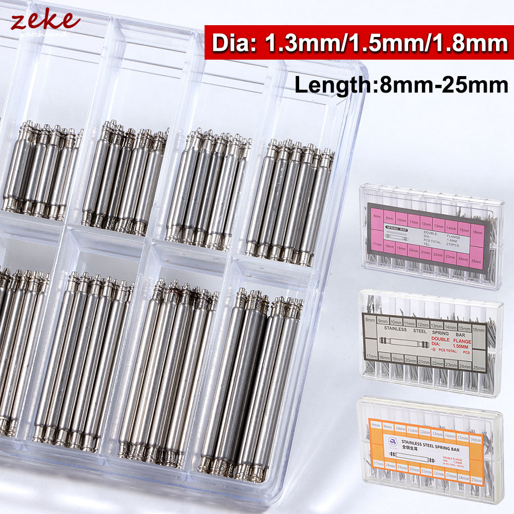 1set Dia 1.3mm/1.5mm/1.8mm Str - Spring Bar Tool Set recension och pris