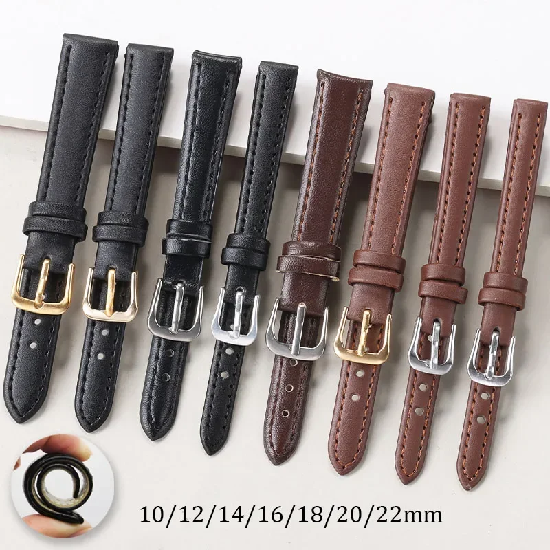 PU Leather Strap 10mm 12mm 14m - Suede Strap Watch recension och pris