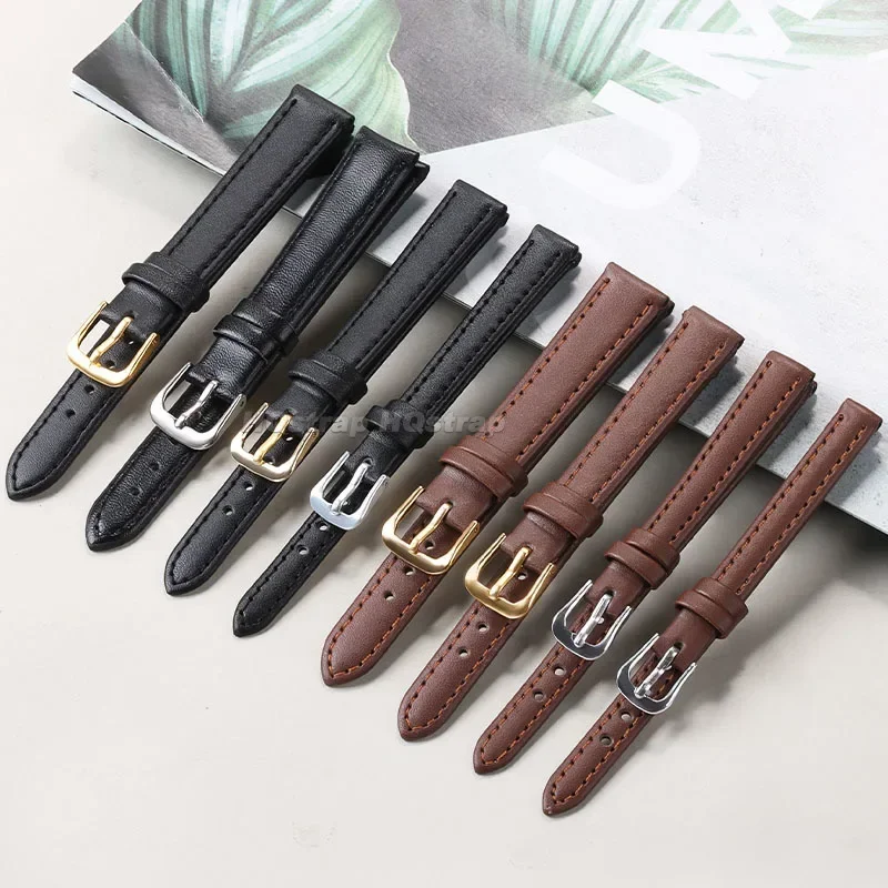PU Leather Strap 10mm 12mm 14m - Suede Strap Watch recension och pris