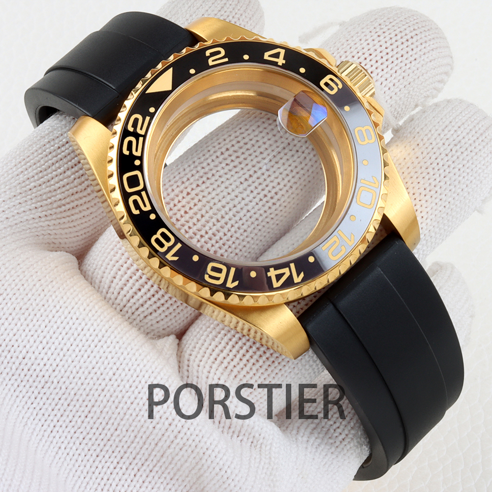 40mm Diver Watch Case for SUB  - Rubber Strap Diver recension och pris