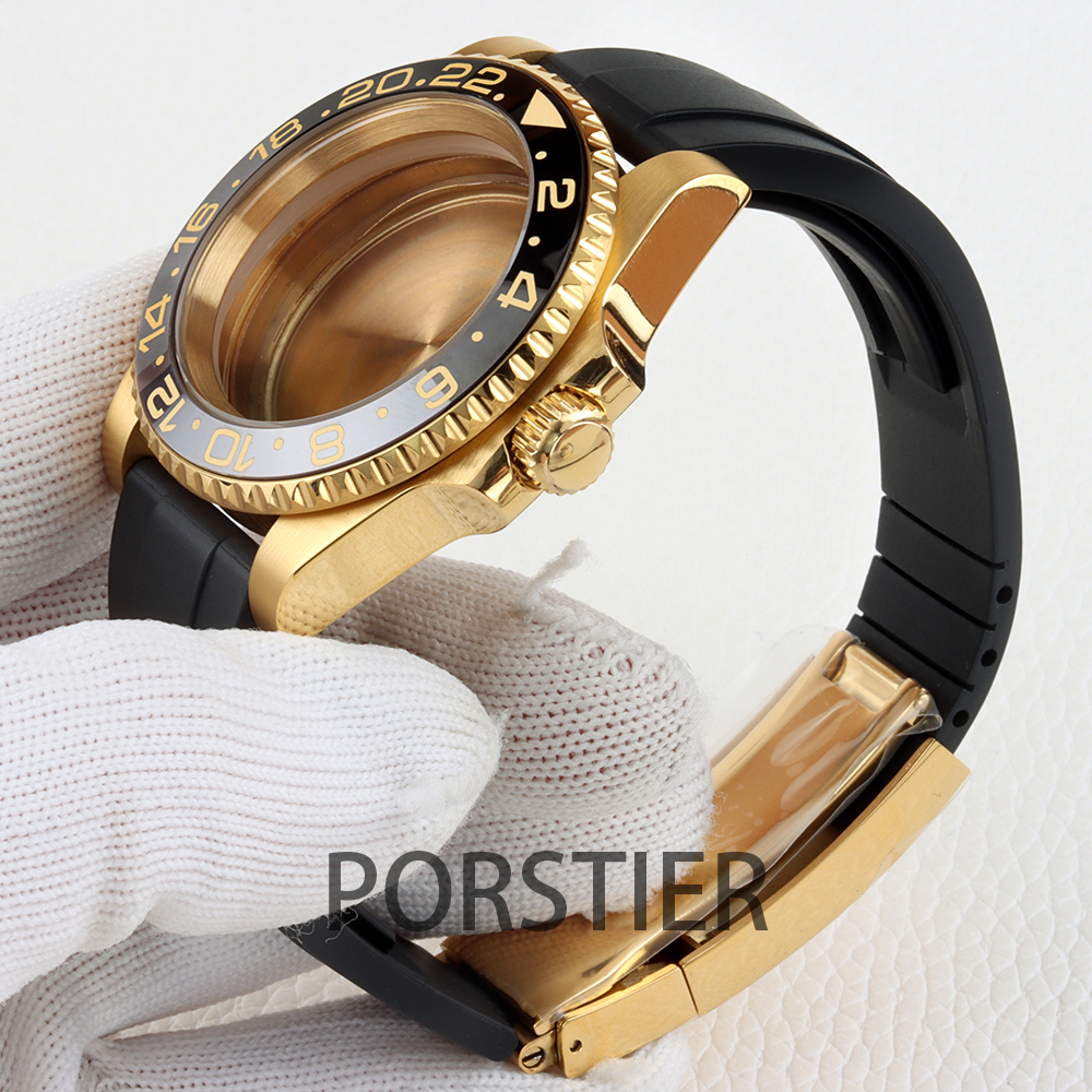 40mm Diver Watch Case for SUB  - Rubber Strap Diver recension och pris