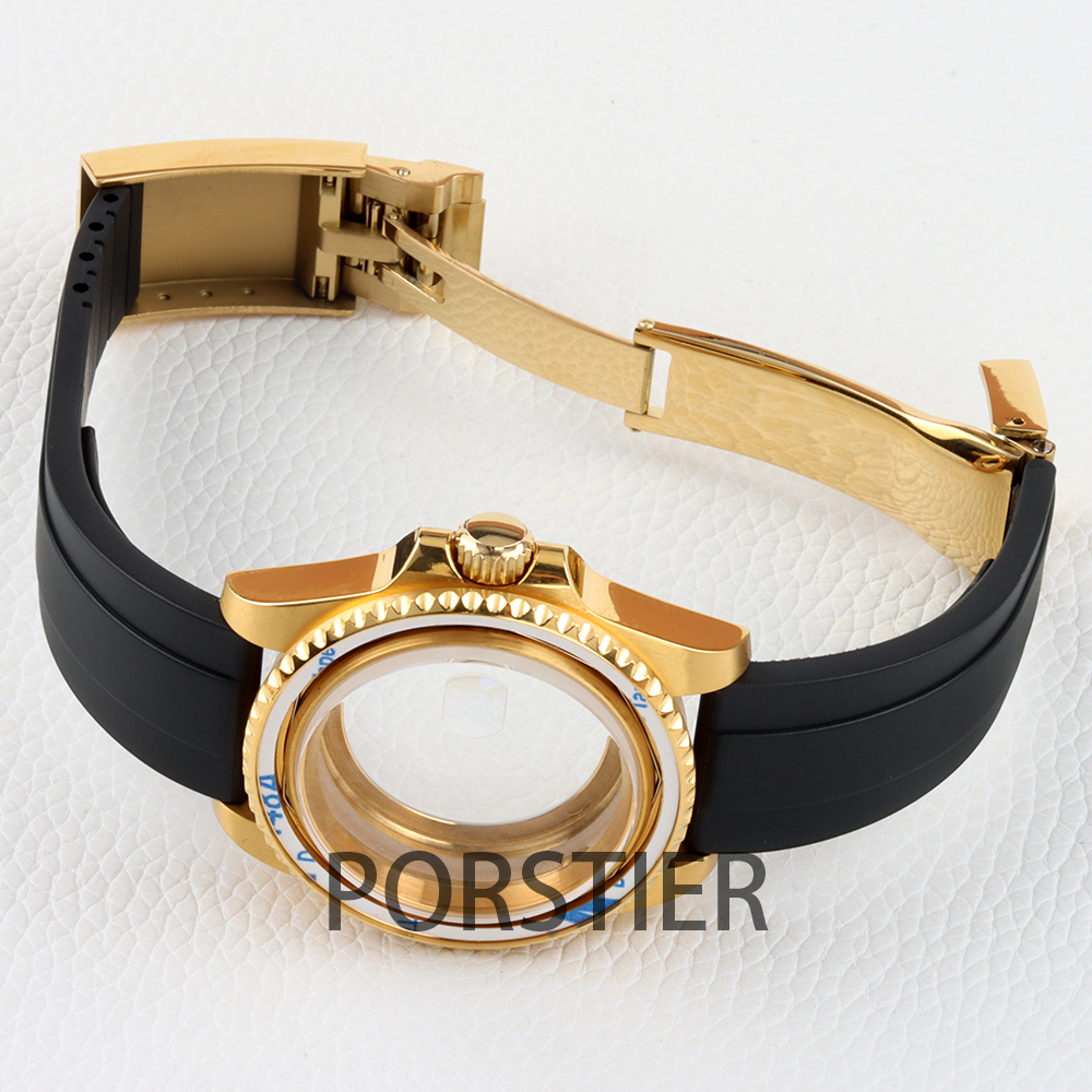 40mm Diver Watch Case for SUB  - Rubber Strap Diver recension och pris