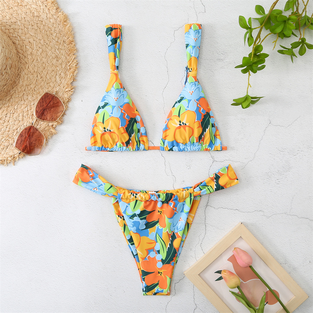 Vintage Print Bikini Thong Str - Tropic Strap Vintage recension och pris