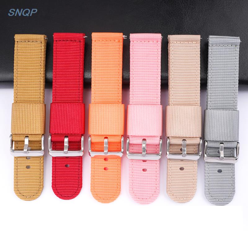 18mm 20mm 22mm 24mm Nylon Canv - Canvas Strap Watch recension och pris