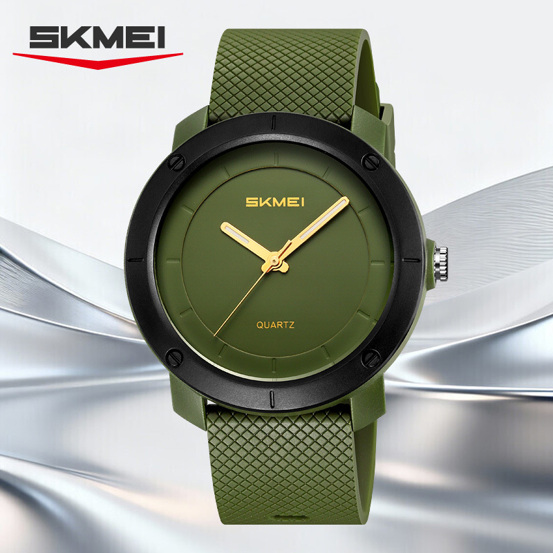 SKMEI trendy classic round stu - Canvas Strap Watch recension och pris