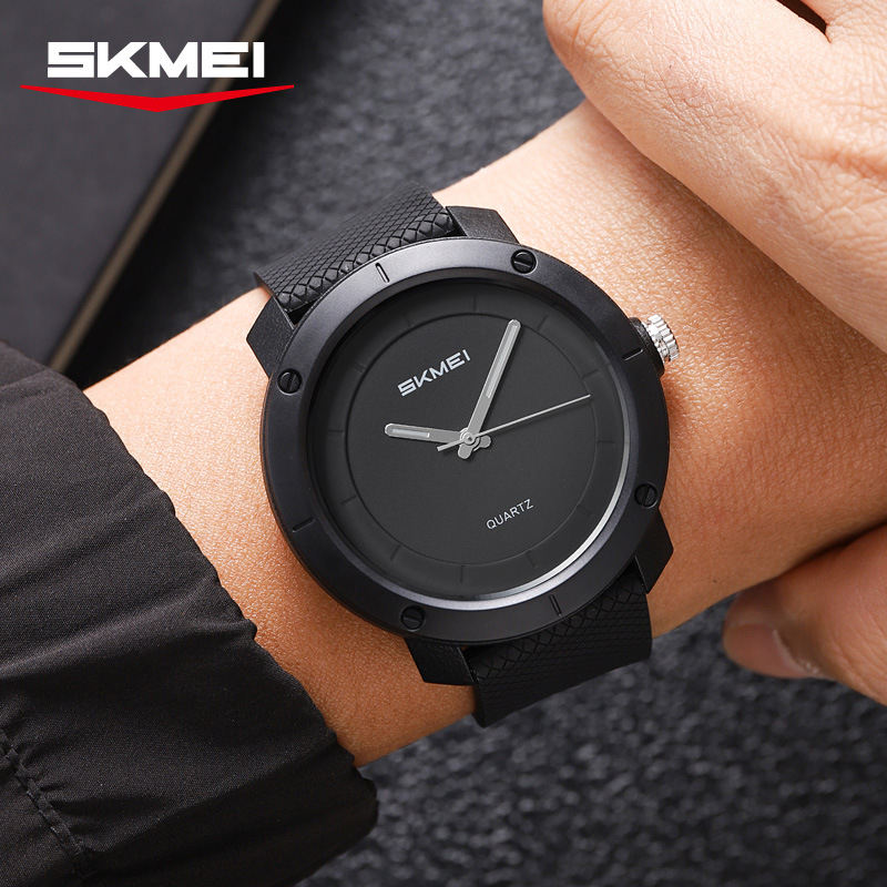 SKMEI trendy classic round stu - Canvas Strap Watch recension och pris