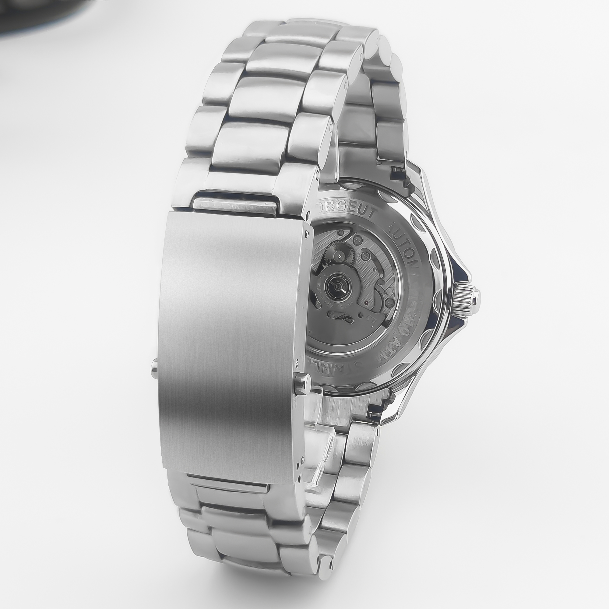 CUSTOM Logo Sapphire Glass Aut - Stainless Bracelet Diver recension och pris